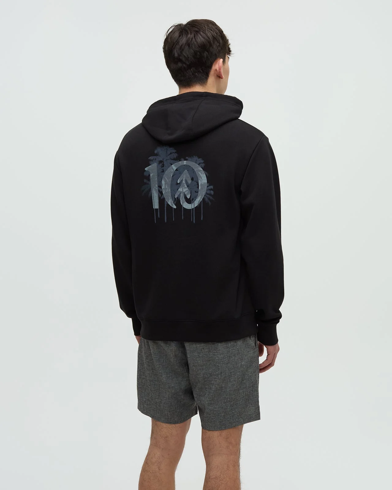 Haiti Palm Logo Relaxed Hoodie