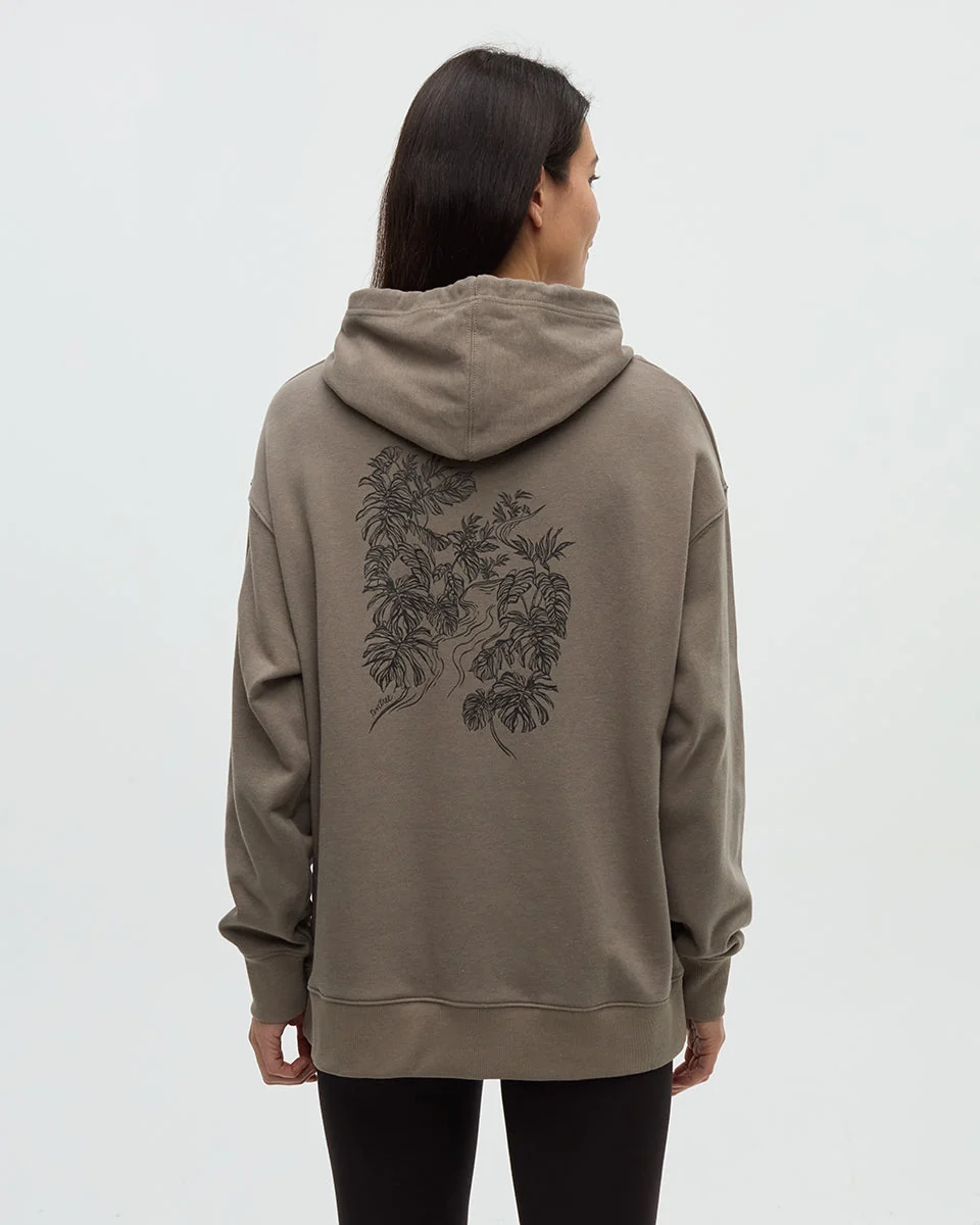 Amazon Foliage Oversized Hoodie
