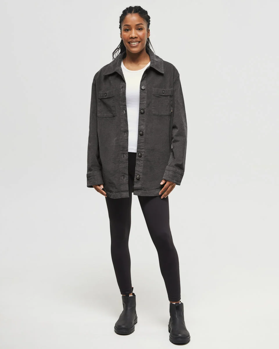 EcoStretch Corduroy Overshirt