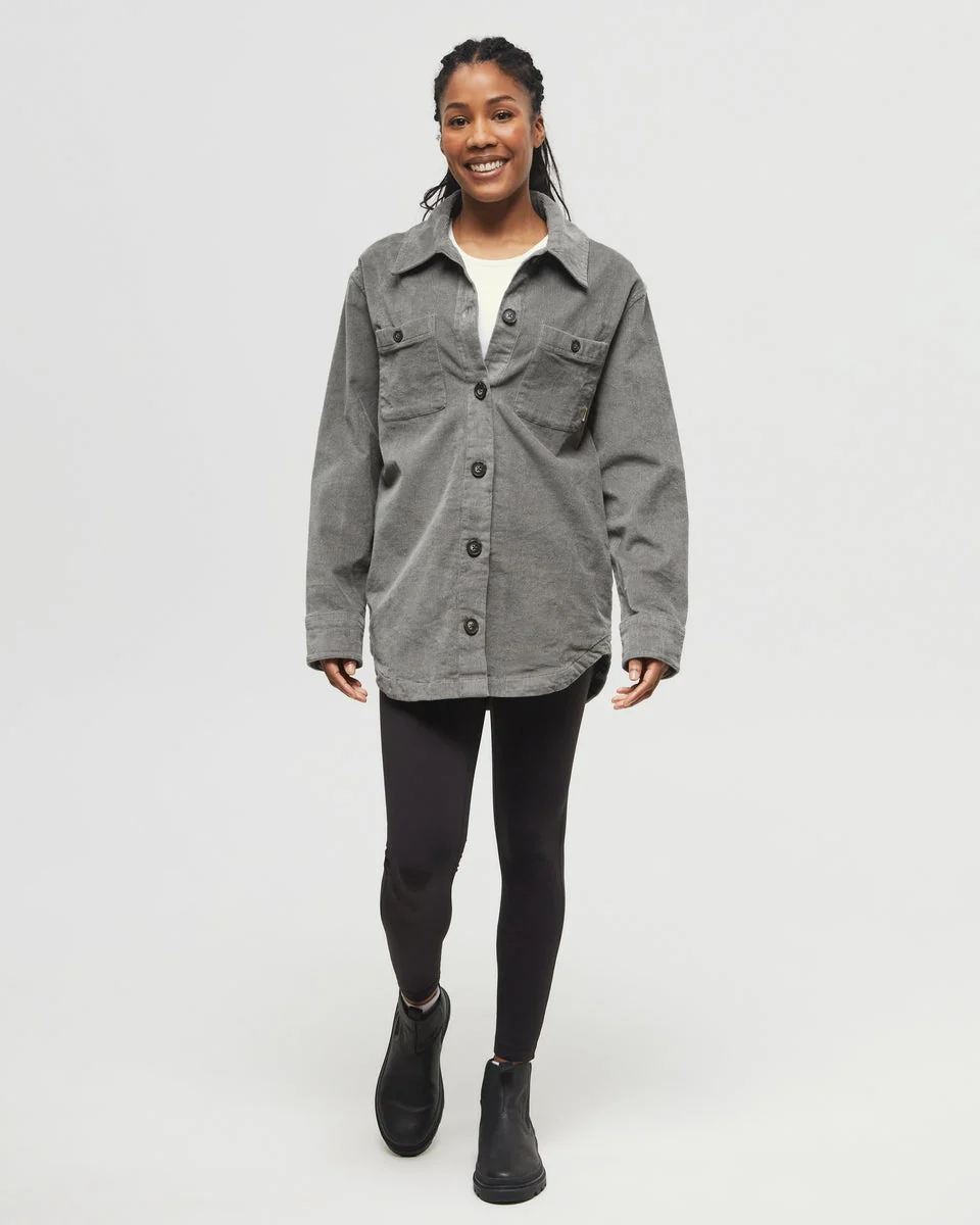EcoStretch Corduroy Overshirt