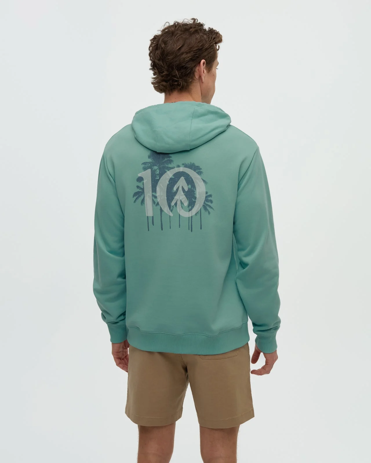 Haiti Palm Logo Relaxed Hoodie