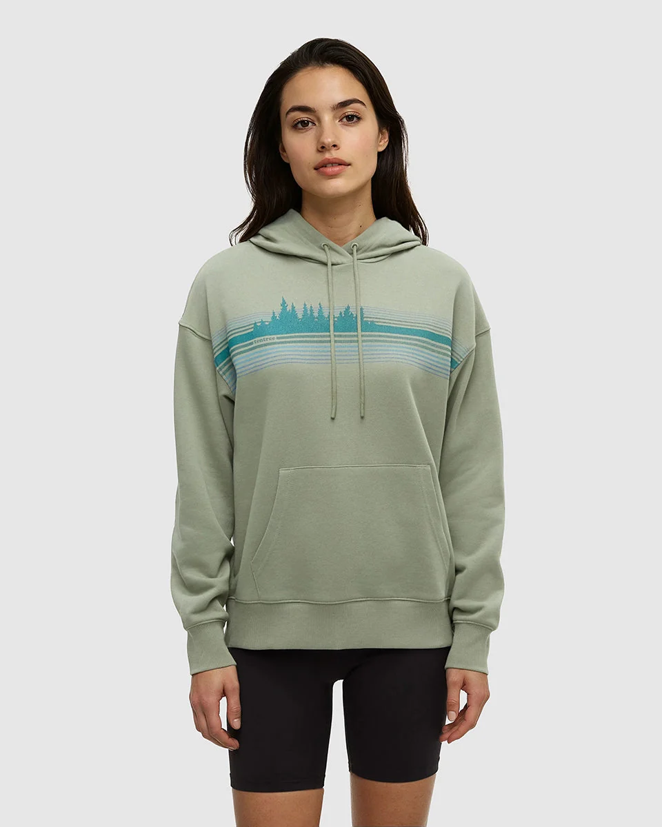Wildfire Retro Treeline Relaxed Hoodie