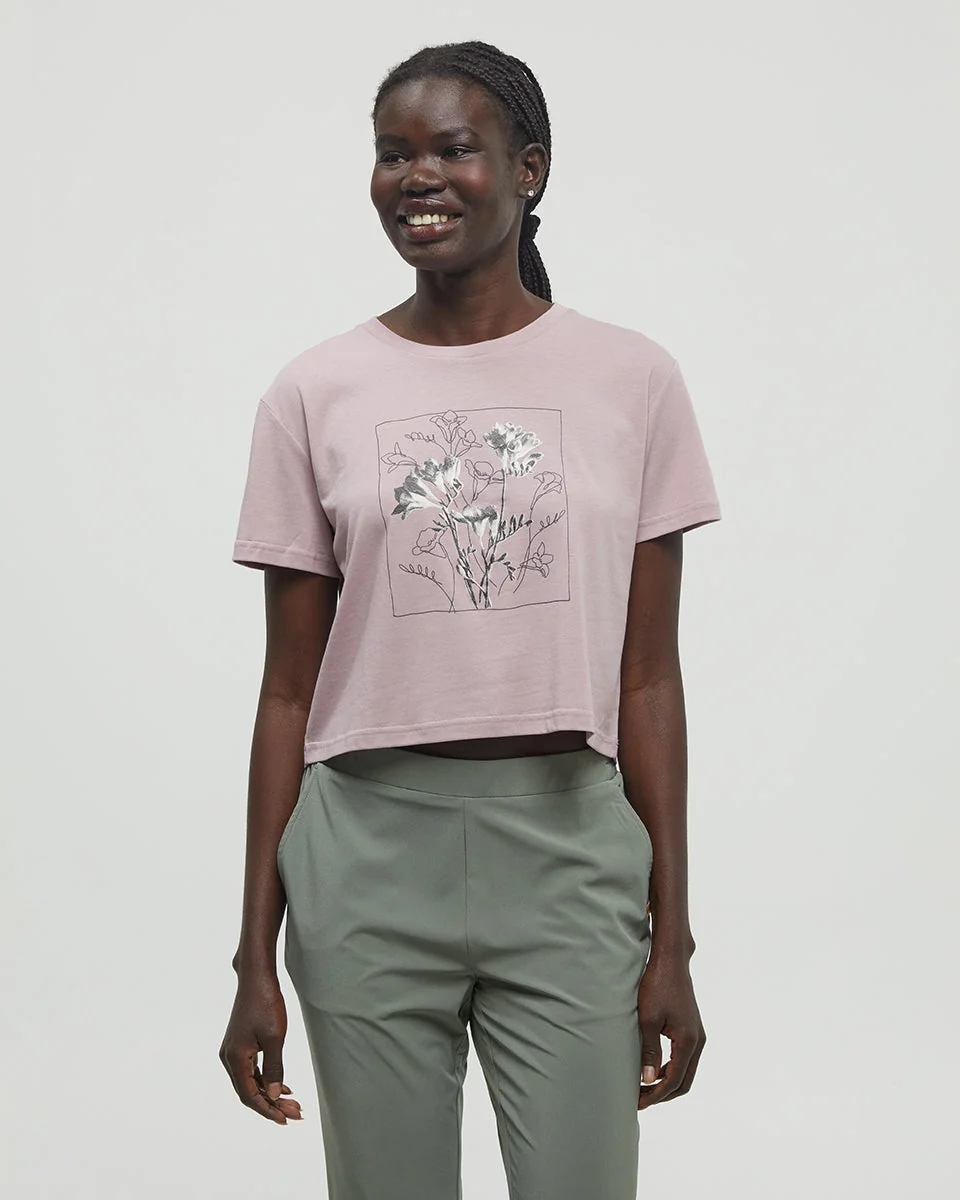 Floral Crop T-Shirt