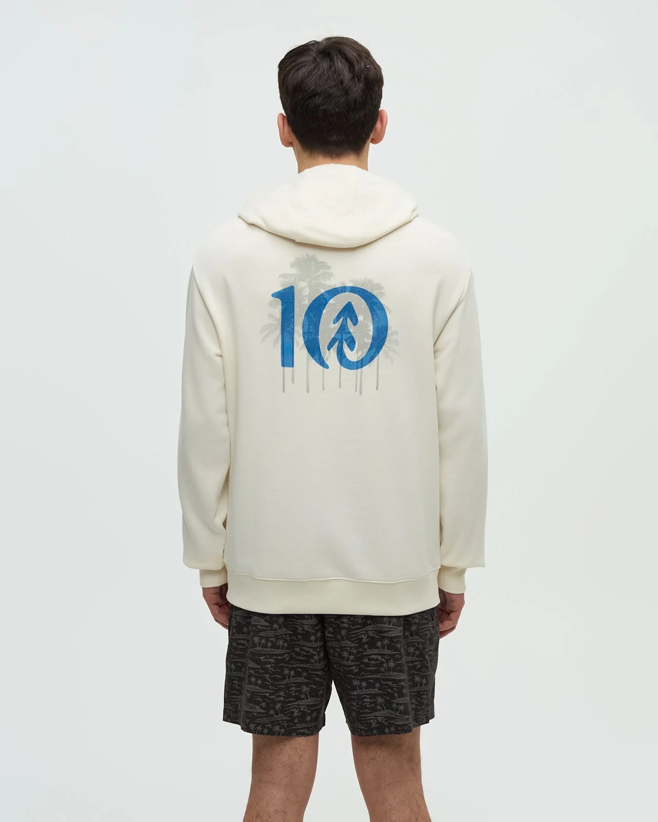 Haiti Palm Logo Relaxed Hoodie