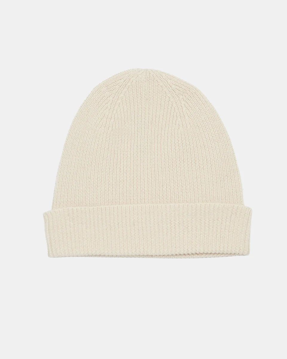 Wool Ribbed Beanie